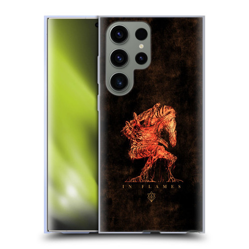 In Flames Metal Grunge Creature Soft Gel Case for Samsung Galaxy S23 Ultra 5G