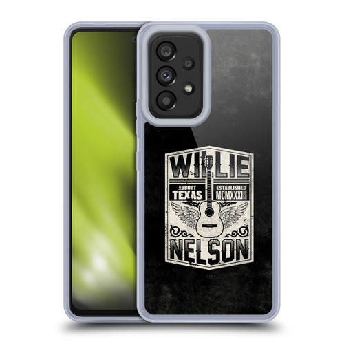 Willie Nelson Grunge Flying Guitar Soft Gel Case for Samsung Galaxy A53 5G (2022)