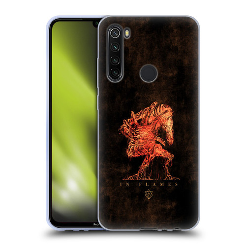 In Flames Metal Grunge Creature Soft Gel Case for Xiaomi Redmi Note 8T