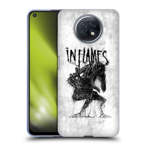 In Flames Metal Grunge Big Creature Soft Gel Case for Xiaomi Redmi Note 9T 5G