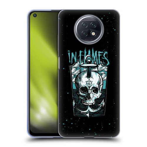 In Flames Metal Grunge Anchor Skull Soft Gel Case for Xiaomi Redmi Note 9T 5G