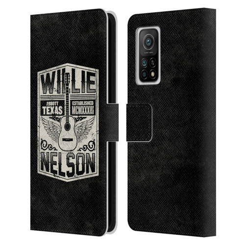 Willie Nelson Grunge Flying Guitar Leather Book Wallet Case Cover For Xiaomi Mi 10T 5G