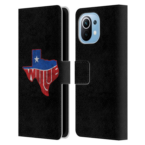 Willie Nelson Grunge Texas Leather Book Wallet Case Cover For Xiaomi Mi 11