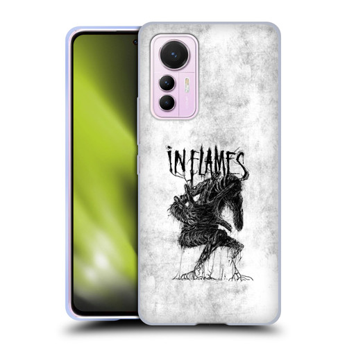 In Flames Metal Grunge Big Creature Soft Gel Case for Xiaomi 12 Lite