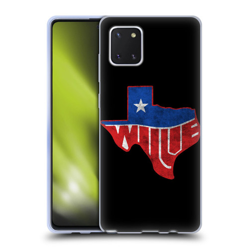 Willie Nelson Grunge Texas Soft Gel Case for Samsung Galaxy Note10 Lite