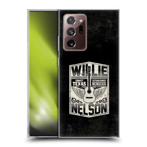 Willie Nelson Grunge Flying Guitar Soft Gel Case for Samsung Galaxy Note20 Ultra / 5G