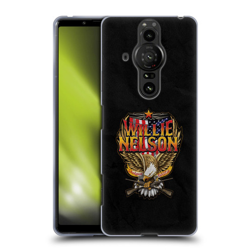 Willie Nelson Grunge Eagle Soft Gel Case for Sony Xperia Pro-I