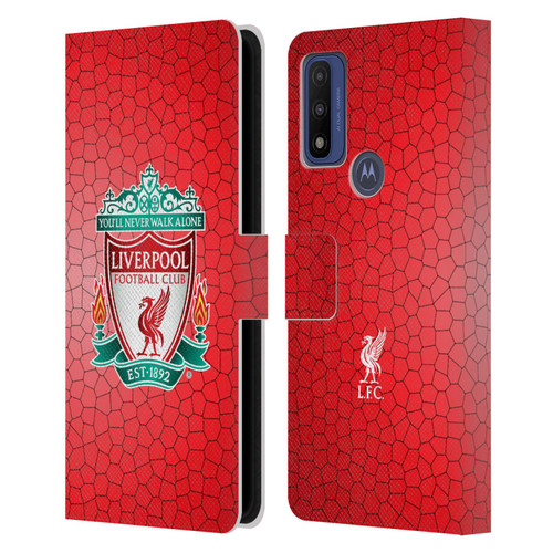 Liverpool Football Club Crest 2 Red Pixel 1 Leather Book Wallet Case Cover For Motorola G Pure