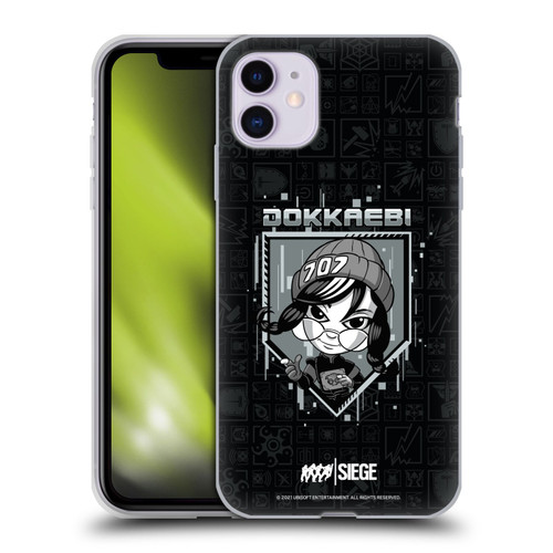 Tom Clancy's Rainbow Six Siege Chibi Operators Dokkaebi Soft Gel Case for Apple iPhone 11