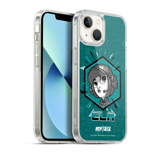 Tom Clancy's Rainbow Six Siege Chibi Operators Ela Soft Gel Case for Apple iPhone 13