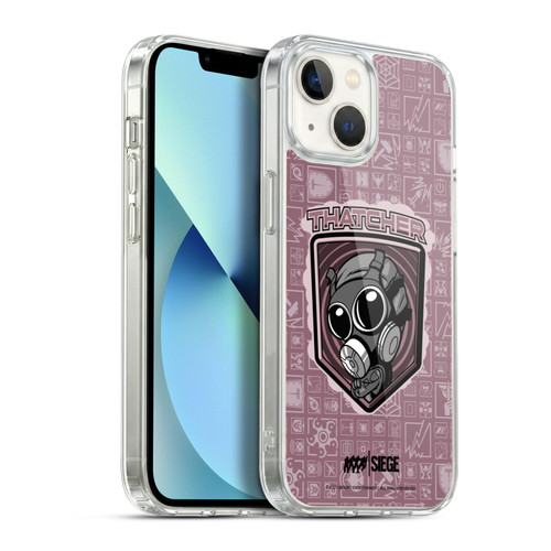 Tom Clancy's Rainbow Six Siege Chibi Operators Thatcher Soft Gel Case for Apple iPhone 13