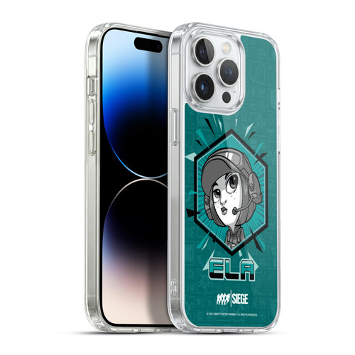 Tom Clancy's Rainbow Six Siege Chibi Operators Ela Soft Gel Case for Apple iPhone 13 Pro Max & MagSafe
