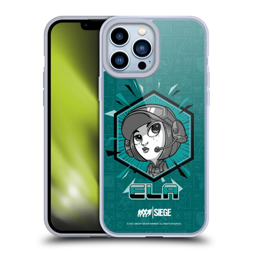 Tom Clancy's Rainbow Six Siege Chibi Operators Ela Soft Gel Case for Apple iPhone 13 Pro Max