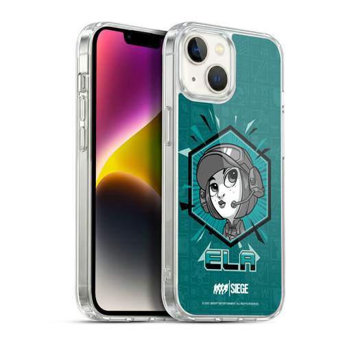 Tom Clancy's Rainbow Six Siege Chibi Operators Ela Soft Gel Case for Apple iPhone 14
