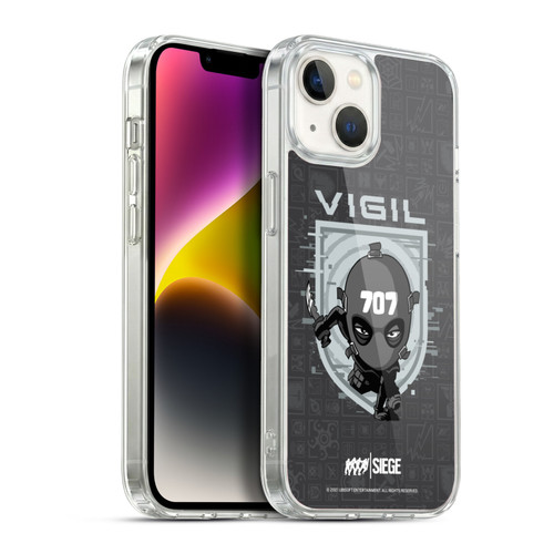 Tom Clancy's Rainbow Six Siege Chibi Operators Vigil Soft Gel Case for Apple iPhone 14