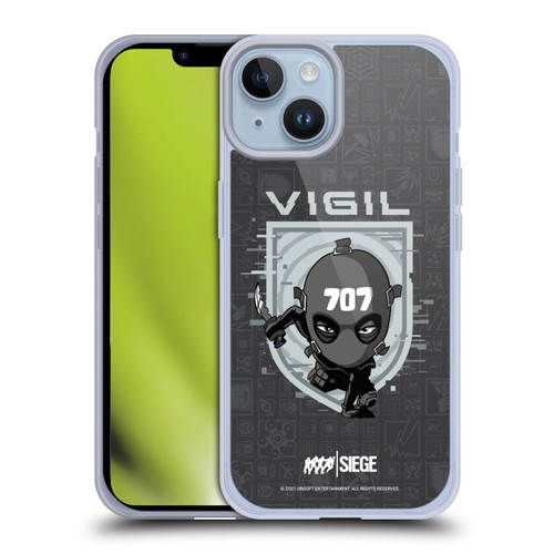 Tom Clancy's Rainbow Six Siege Chibi Operators Vigil Soft Gel Case for Apple iPhone 14