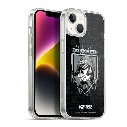 Tom Clancy's Rainbow Six Siege Chibi Operators Dokkaebi Soft Gel Case for Apple iPhone 14 Plus & MagSafe