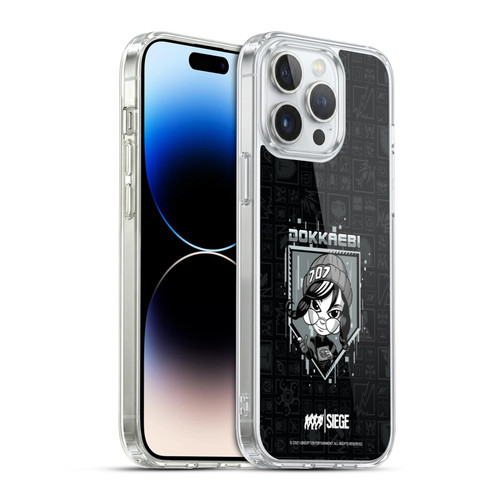 Tom Clancy's Rainbow Six Siege Chibi Operators Dokkaebi Soft Gel Case for Apple iPhone 14 Pro Max & MagSafe