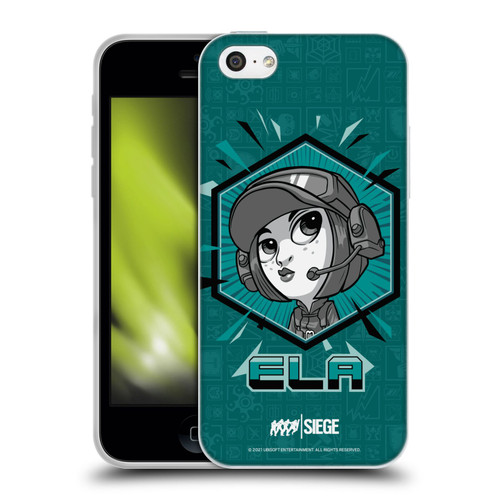 Tom Clancy's Rainbow Six Siege Chibi Operators Ela Soft Gel Case for Apple iPhone 5c