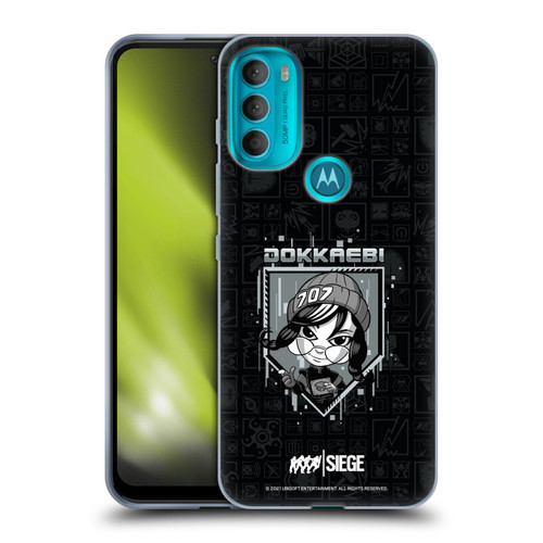 Tom Clancy's Rainbow Six Siege Chibi Operators Dokkaebi Soft Gel Case for Motorola Moto G71 5G