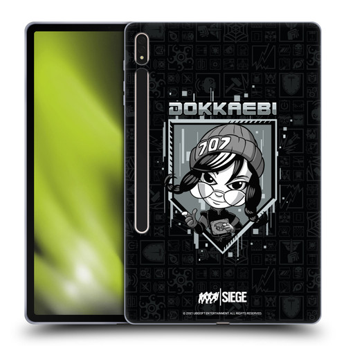 Tom Clancy's Rainbow Six Siege Chibi Operators Dokkaebi Soft Gel Case for Samsung Galaxy Tab S8 Plus