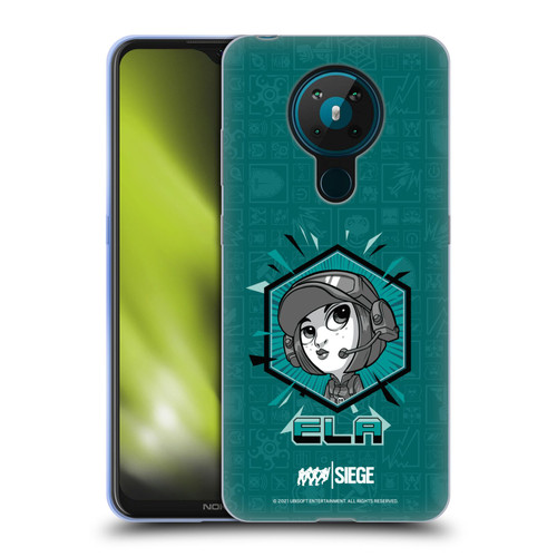 Tom Clancy's Rainbow Six Siege Chibi Operators Ela Soft Gel Case for Nokia 5.3