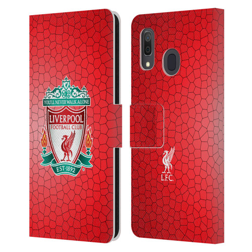 Liverpool Football Club Crest 2 Red Pixel 1 Leather Book Wallet Case Cover For Samsung Galaxy A33 5G (2022)