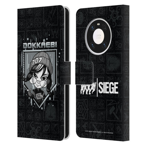 Tom Clancy's Rainbow Six Siege Chibi Operators Dokkaebi Leather Book Wallet Case Cover For Huawei Mate 40 Pro 5G