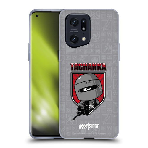 Tom Clancy's Rainbow Six Siege Chibi Operators Tachanka Soft Gel Case for OPPO Find X5 Pro