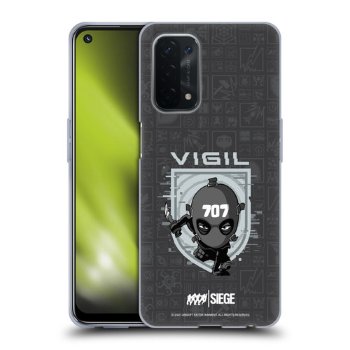 Tom Clancy's Rainbow Six Siege Chibi Operators Vigil Soft Gel Case for OPPO A54 5G