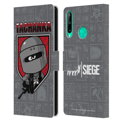 Tom Clancy's Rainbow Six Siege Chibi Operators Tachanka Leather Book Wallet Case Cover For Huawei P40 lite E