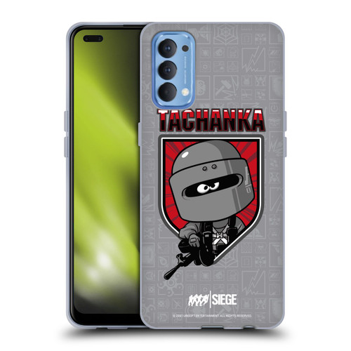 Tom Clancy's Rainbow Six Siege Chibi Operators Tachanka Soft Gel Case for OPPO Reno 4 5G