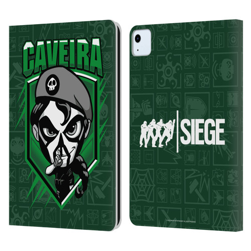 Tom Clancy's Rainbow Six Siege Chibi Operators Caveira Leather Book Wallet Case Cover For Apple iPad Air 2020 / 2022