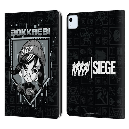 Tom Clancy's Rainbow Six Siege Chibi Operators Dokkaebi Leather Book Wallet Case Cover For Apple iPad Air 2020 / 2022