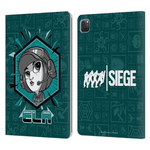 Tom Clancy's Rainbow Six Siege Chibi Operators Ela Leather Book Wallet Case Cover For Apple iPad Pro 11 2020 / 2021 / 2022