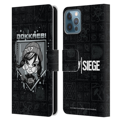 Tom Clancy's Rainbow Six Siege Chibi Operators Dokkaebi Leather Book Wallet Case Cover For Apple iPhone 12 / iPhone 12 Pro