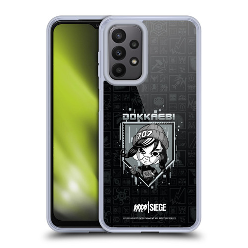 Tom Clancy's Rainbow Six Siege Chibi Operators Dokkaebi Soft Gel Case for Samsung Galaxy A23 / 5G (2022)