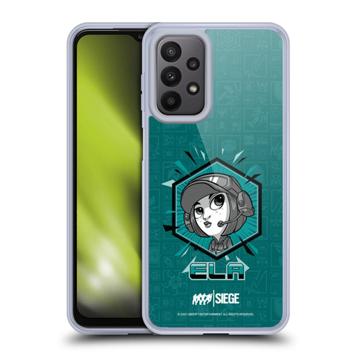 Tom Clancy's Rainbow Six Siege Chibi Operators Ela Soft Gel Case for Samsung Galaxy A23 / 5G (2022)