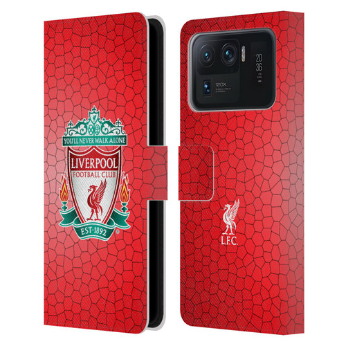 Liverpool Football Club Crest 2 Red Pixel 1 Leather Book Wallet Case Cover For Xiaomi Mi 11 Ultra