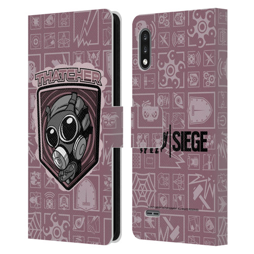 Tom Clancy's Rainbow Six Siege Chibi Operators Thatcher Leather Book Wallet Case Cover For LG K22