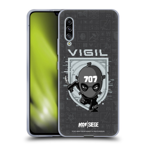 Tom Clancy's Rainbow Six Siege Chibi Operators Vigil Soft Gel Case for Samsung Galaxy A90 5G (2019)