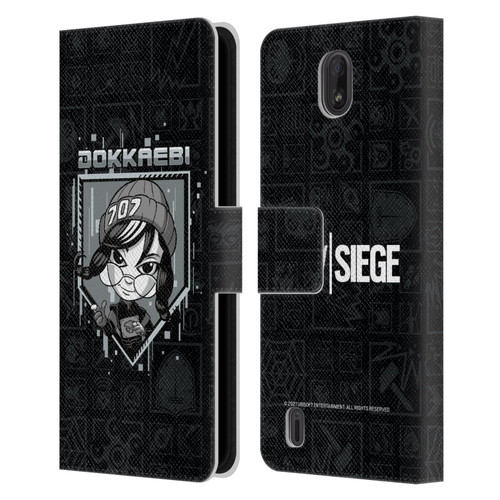 Tom Clancy's Rainbow Six Siege Chibi Operators Dokkaebi Leather Book Wallet Case Cover For Nokia C01 Plus/C1 2nd Edition