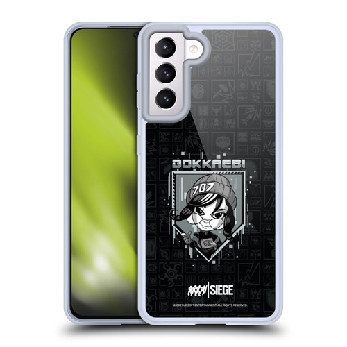 Tom Clancy's Rainbow Six Siege Chibi Operators Dokkaebi Soft Gel Case for Samsung Galaxy S21 5G