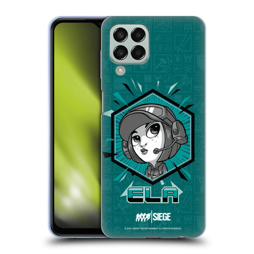 Tom Clancy's Rainbow Six Siege Chibi Operators Ela Soft Gel Case for Samsung Galaxy M33 (2022)