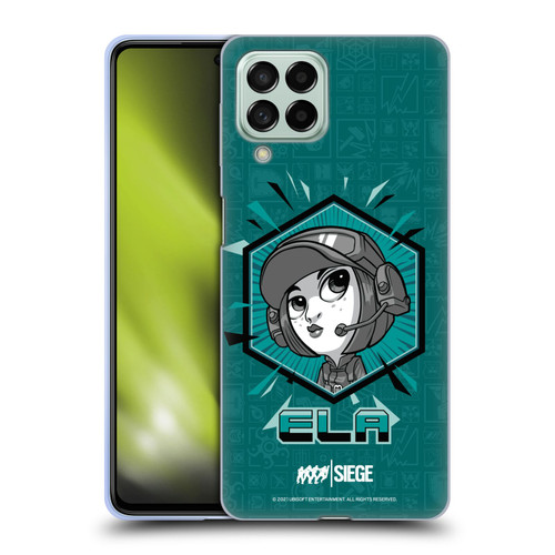 Tom Clancy's Rainbow Six Siege Chibi Operators Ela Soft Gel Case for Samsung Galaxy M53 (2022)