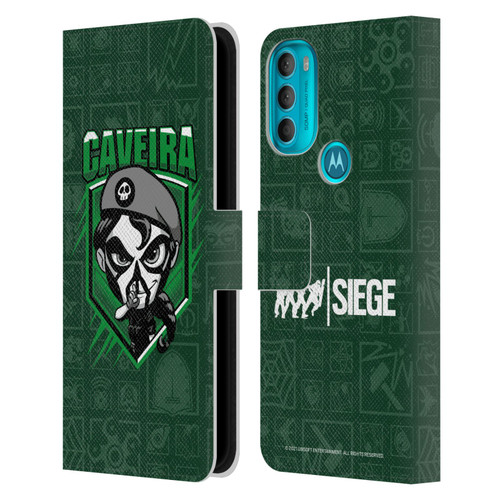 Tom Clancy's Rainbow Six Siege Chibi Operators Caveira Leather Book Wallet Case Cover For Motorola Moto G71 5G