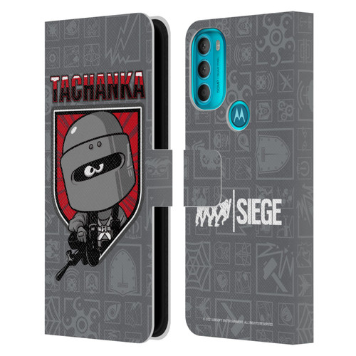 Tom Clancy's Rainbow Six Siege Chibi Operators Tachanka Leather Book Wallet Case Cover For Motorola Moto G71 5G