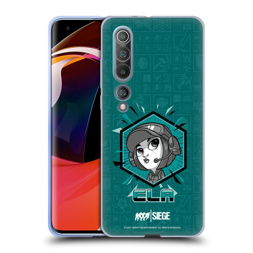 Tom Clancy's Rainbow Six Siege Chibi Operators Ela Soft Gel Case for Xiaomi Mi 10 5G / Mi 10 Pro 5G