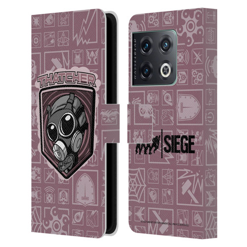 Tom Clancy's Rainbow Six Siege Chibi Operators Thatcher Leather Book Wallet Case Cover For OnePlus 10 Pro