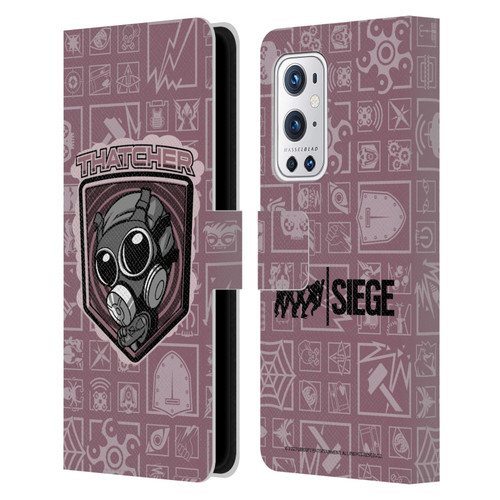 Tom Clancy's Rainbow Six Siege Chibi Operators Thatcher Leather Book Wallet Case Cover For OnePlus 9 Pro
